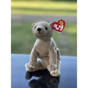 Ty Beanie‎ Baby Almond 1999 The Bear Collectible Plush Retired Vintage Original